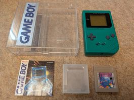 Nintendo Gameboy Classic Grün DMG + Tetris  + Original Case