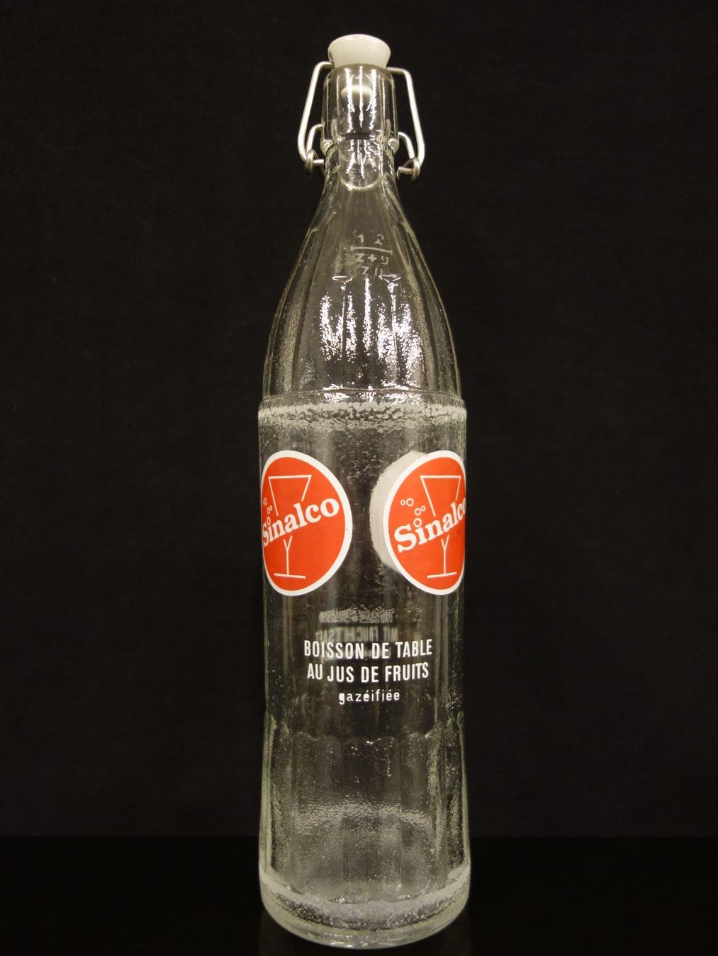 Sinalco Gläser, Krüge & Flaschen: alte Flasche SINALCO 1970 1liter geeicht – Gebraucht aus Kerzers von Flaschenposten 1