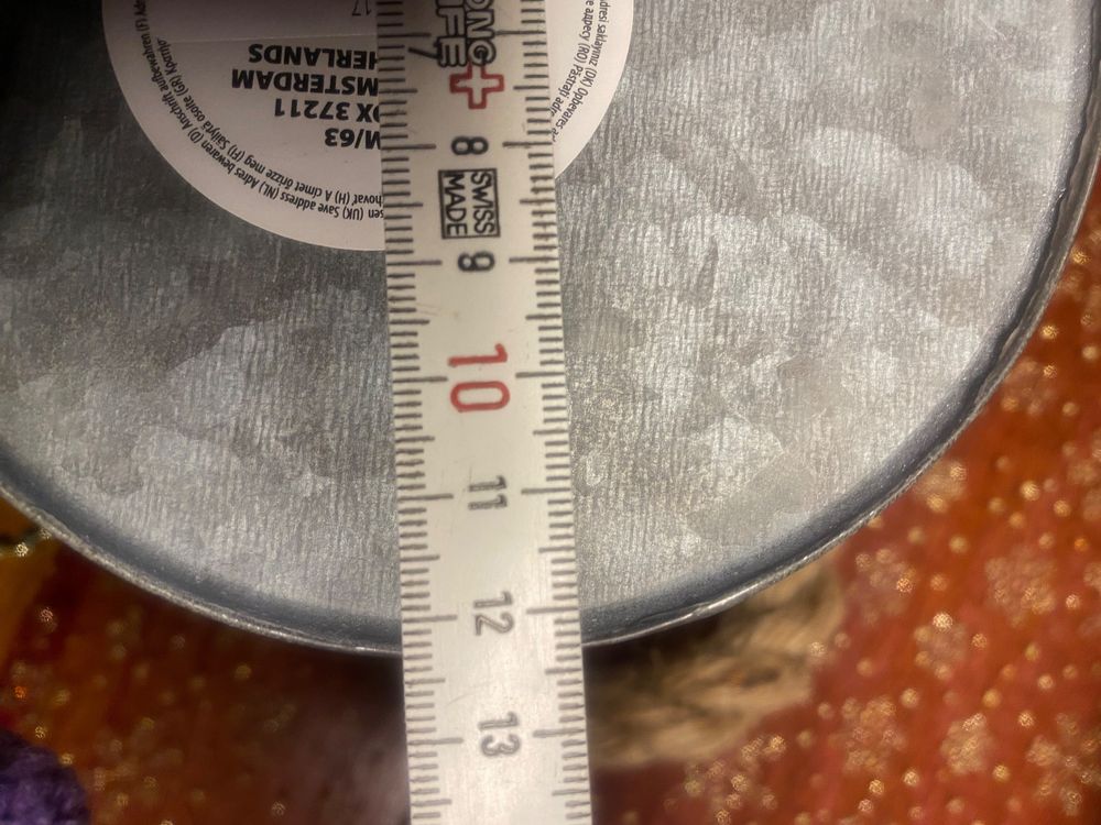 NEU Topf Übertopf Deko Blumentopf Blech Metall-654 4