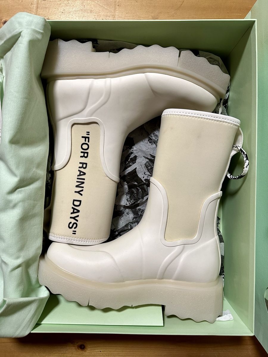 Off-White Scarpe da donna: OFF-WHITE Designer Stiefel Boots weiss Gr.36/37 – Nuovo (secondo la descrizione) da Lengnau AG venduto da Doubledoor