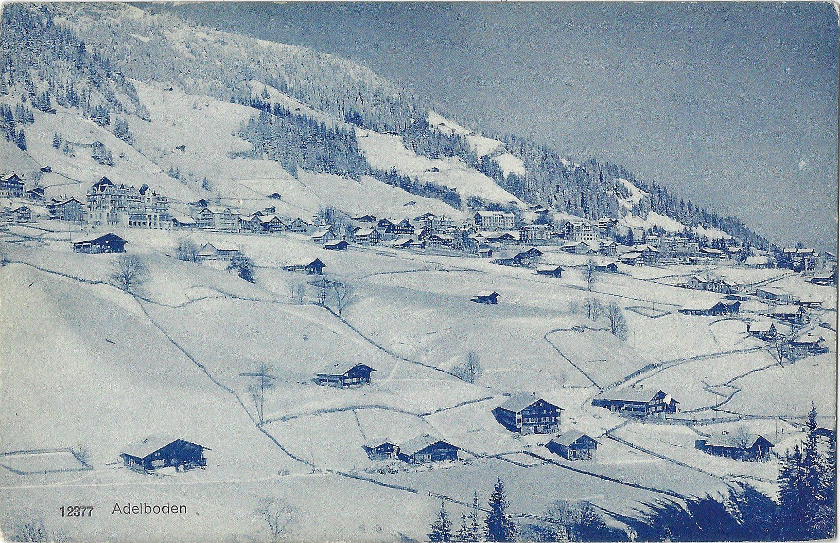 Ansichtskarten: 12377    Adelboden – Gebraucht aus Bütschwil von Jackson1A