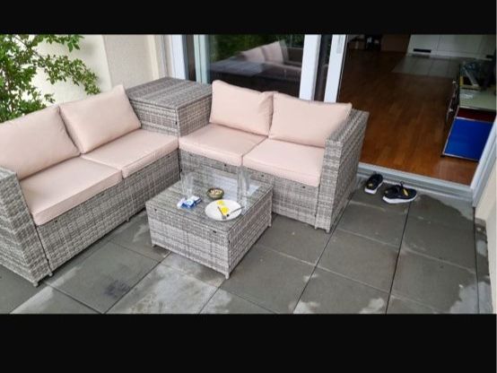 Divani: Rattan Lounge Garten Terrasse Sitzplatz – Usato da Liestal venduto da jorge0000