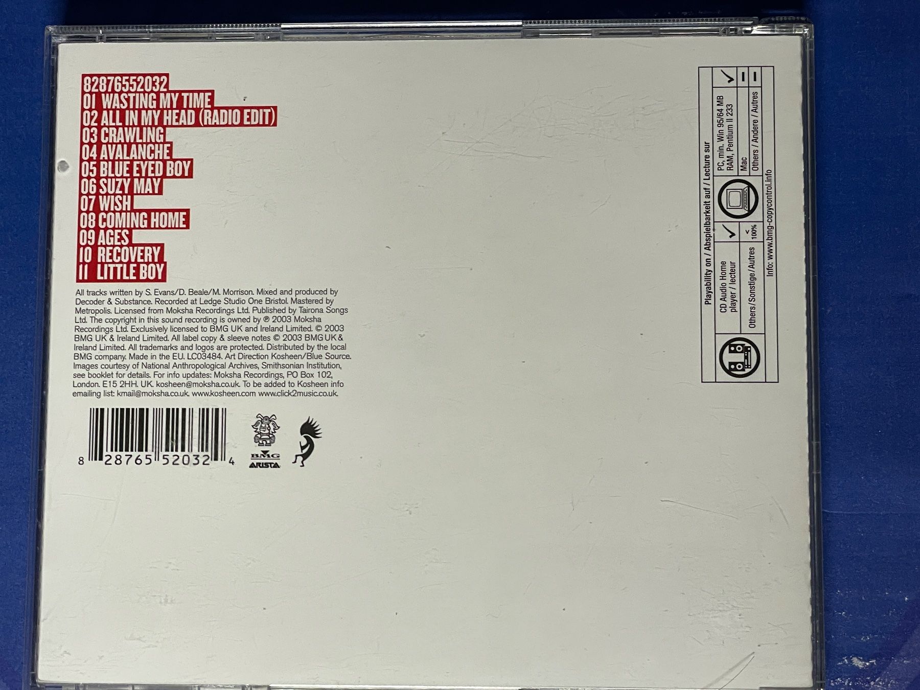 CDs: Kosheen- Kokopelli – D'occasion à Muri b. Bern par AdidasCollector 1