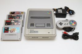 Nintendo SNES mit Spielen