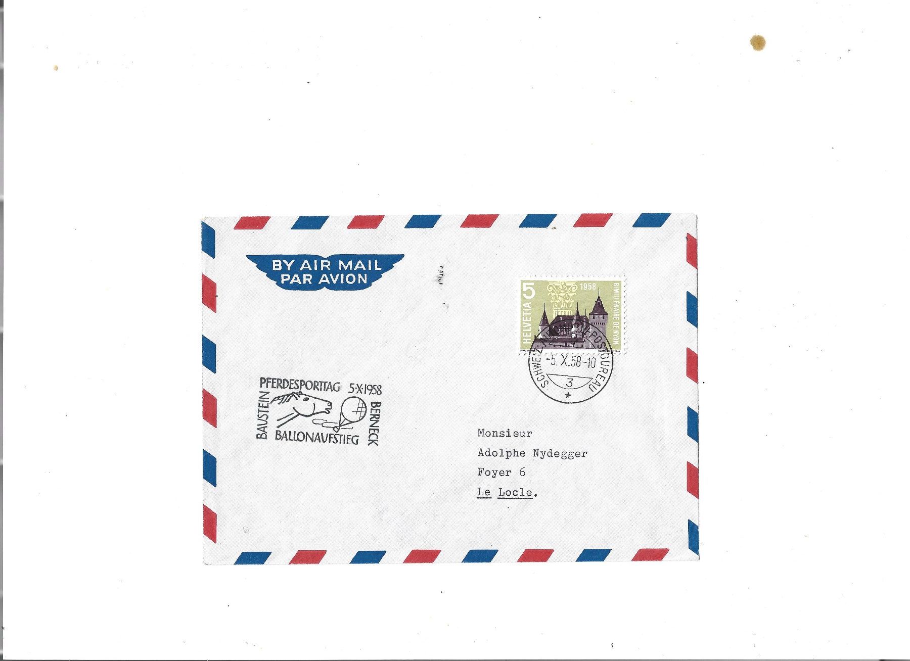 Alle Briefmarken: lettre philatélique, Briefmarkenbrief – Gebraucht aus Delemont von toutdubon11 2