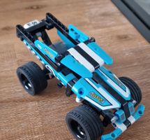 Lego Baukasten Technic Rennauto blau neuwertig