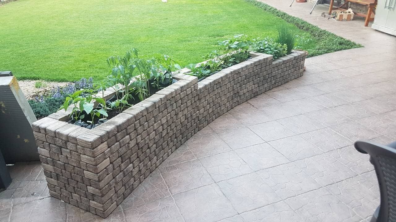 Figuren: Beton Bau-Stein mit Holzimitation – Neu (gemäss Beschreibung) aus Herbetswil von AHA-Garten 7
