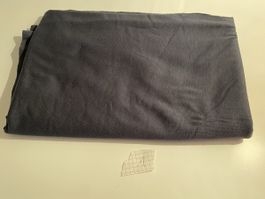 Dunkelgrauer Jersey Stoff, ca. 1.25-120 (t:2)