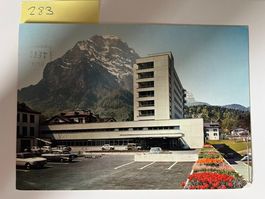 Postkarte Glarus Kantonsspital mit Glarnegg 1972
