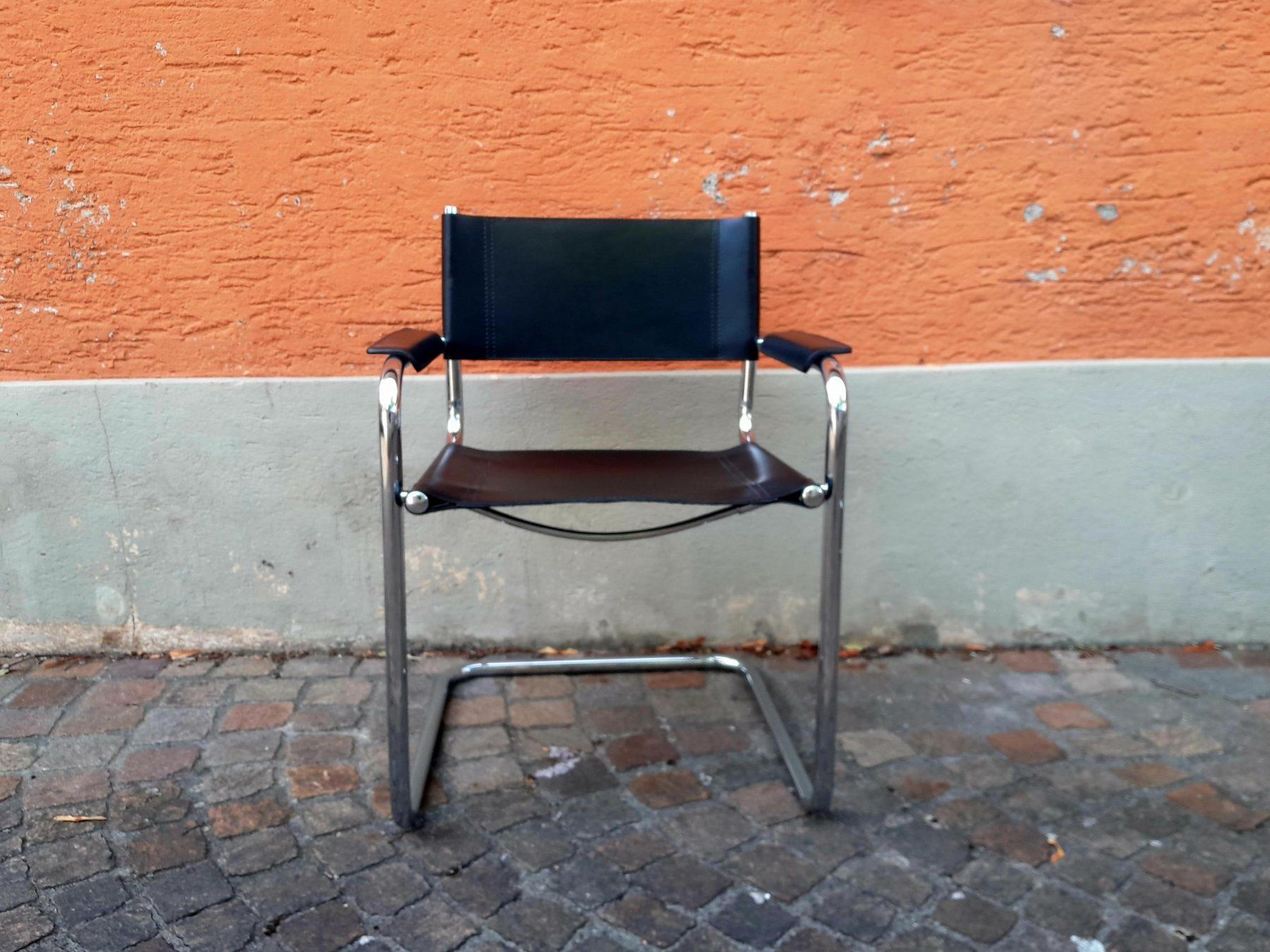 Chaises: 4 Leder Freischwinger -/ Stühle / Stuhl -  Top! – D'occasion à Männedorf par Bel-view 2