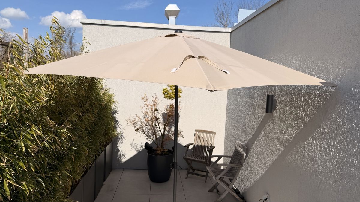 Sonnenschirme: Landi Sonnenschirm Alu taupe, 300cm Durchmesser! – Gebraucht aus Richterswil von giacometti222 2