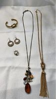 Schmuckset Collier Armband Ring Ohrringe konvolut