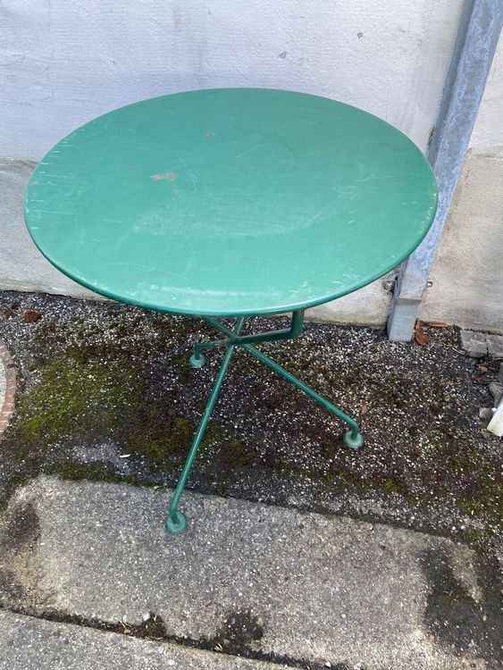 Kleiner runder Gartentisch Eisentisch Kaufen auf Ricardo