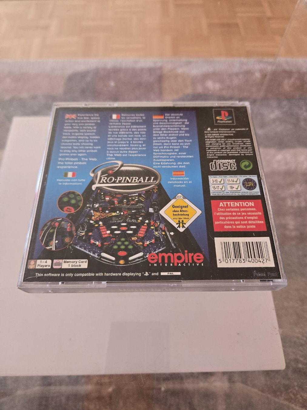 Spiele: Pro Pinball The Web PS1 – Gebraucht aus Bussigny von Kfdlt 1