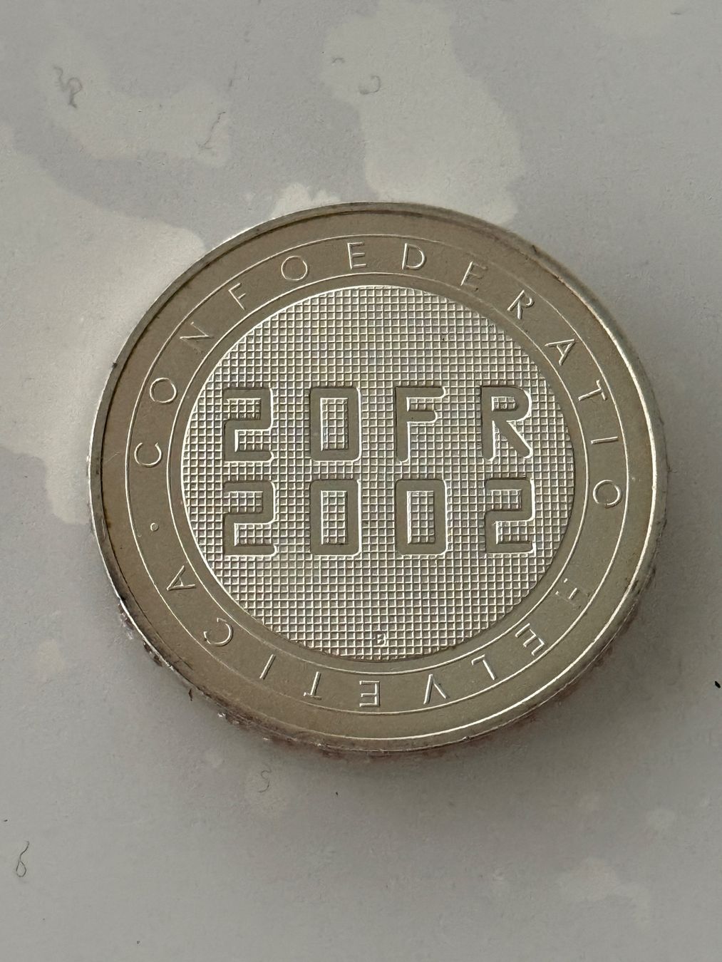 Alle Münzen: 20 Franken 2002  Silber  Unz – Gebraucht aus Wallisellen von SWISS_SILVER1
