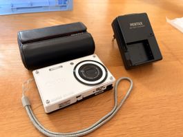 Pentax Optio RS1000 Digitalkamera weiss guter Zustand