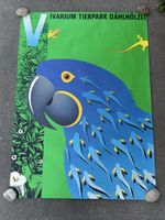 Plakat Poster VIVARIUM Tierpark Dählhölzli Bern