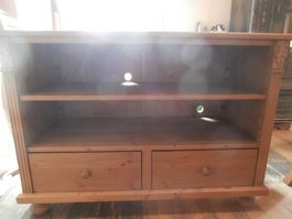 ältere Holz Kommode, Fichte, Schwalbenschwanz verzahnt