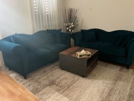 2x 2er Sofa