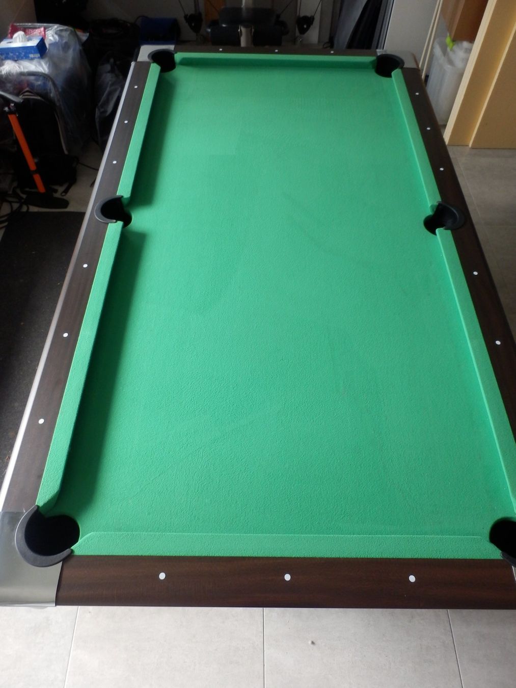 Tables de billard: `Table de billard KBL de 7 pouces comme neuf tapis vert – D'occasion à Apples par Photec18 8