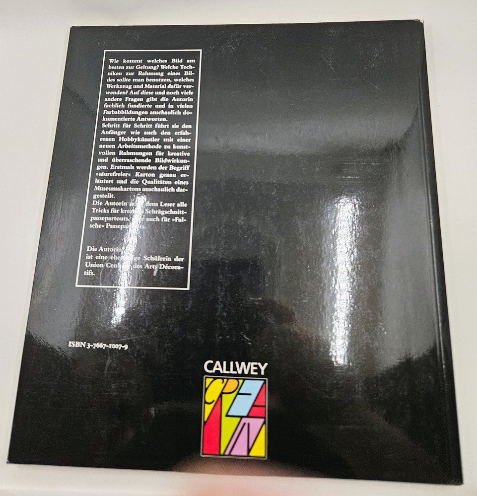 Libri: Bilder richtig rahmen: Lily Becker Massart – Usato da Zürich venduto da Numark 1