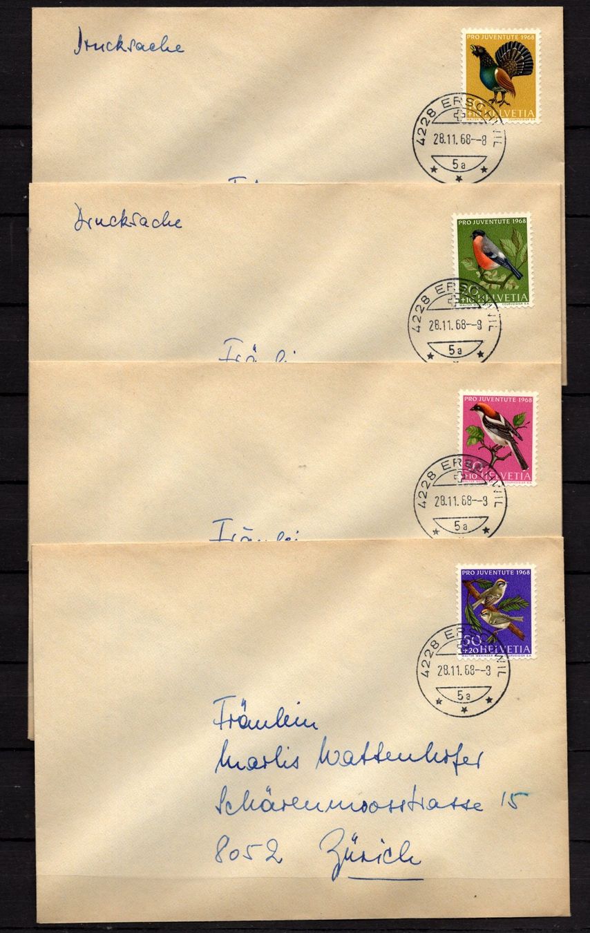 Tutti i francobolli: R1811  /  Pro juventute 1969 FDC – Usato da Ste-Croix venduto da MONT-TAGNAC