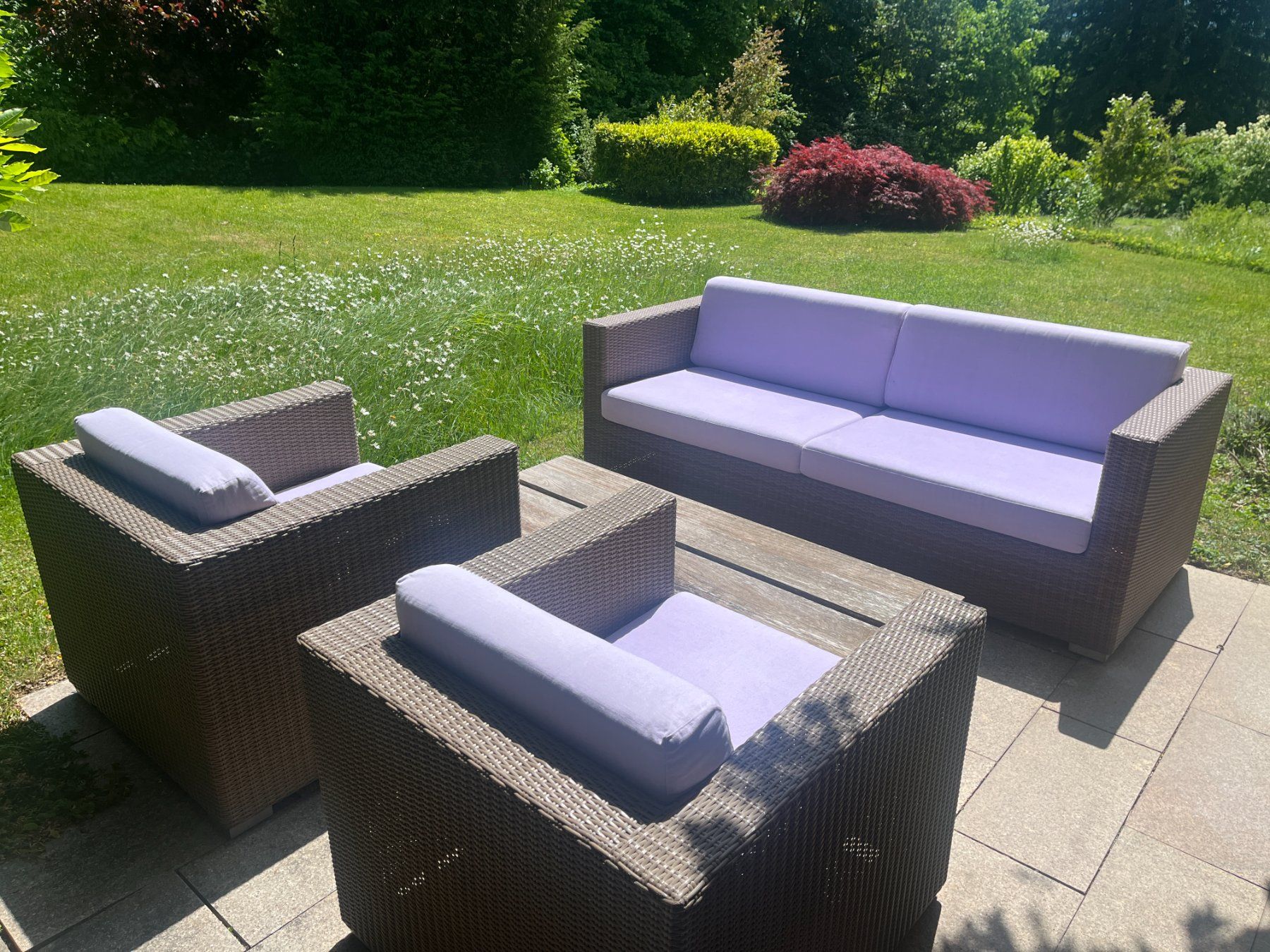 Hunn Divani: Exklusive Lounge Möbel Reviera, Hunn Gartenmöbel – Usato da Küsnacht ZH venduto da thomasfreipache 1