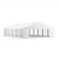 Tente de réception professionnelle PVC 8 x 10 m blanche
