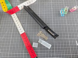 Lederhobel für feines Ausdünnen von Leder mit 3 Ersatzklinge