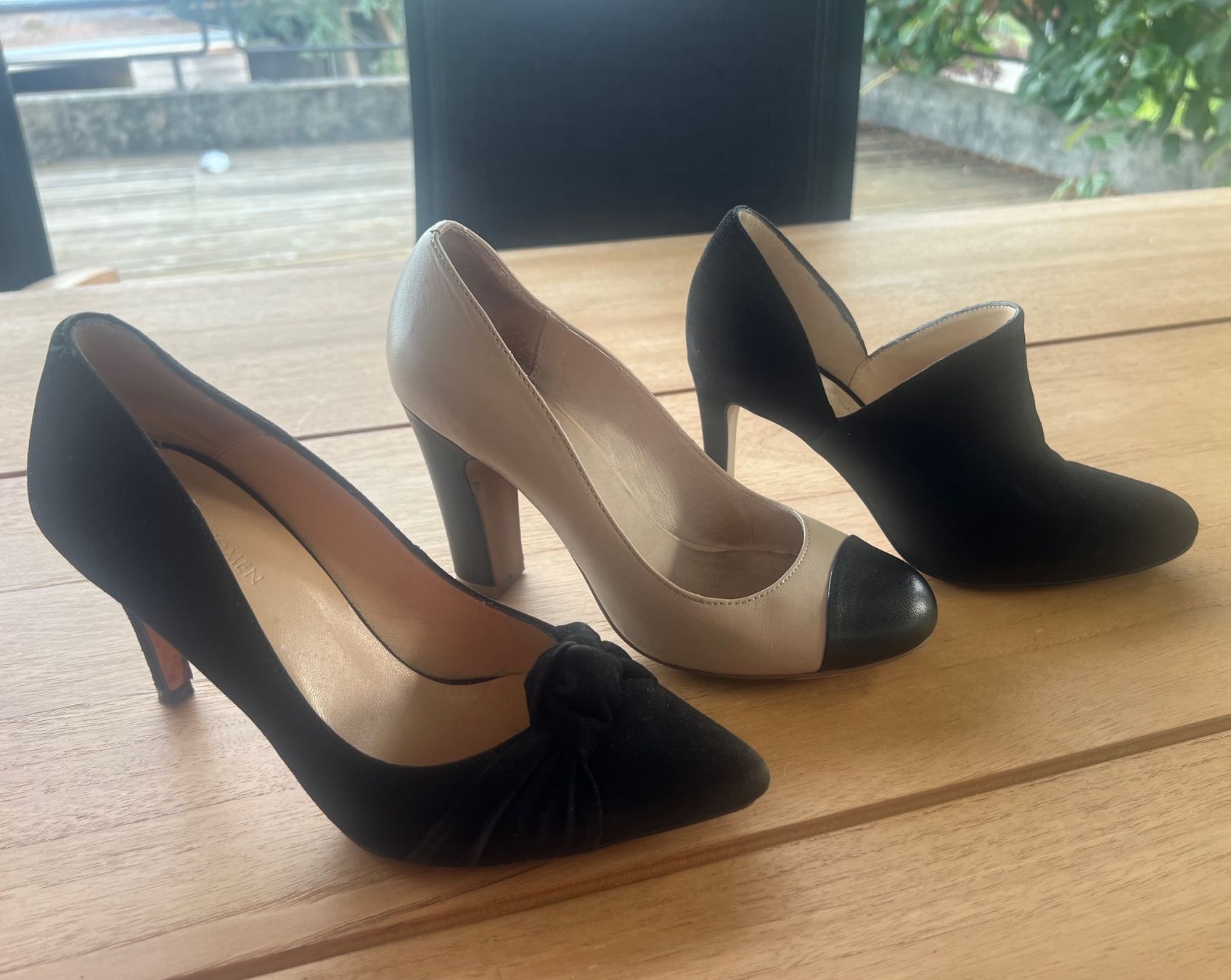 Scarpe da donna: Bon plan trois paires à talon taille 37 cuir – Usato da Lugnorre venduto da cla_j6bq