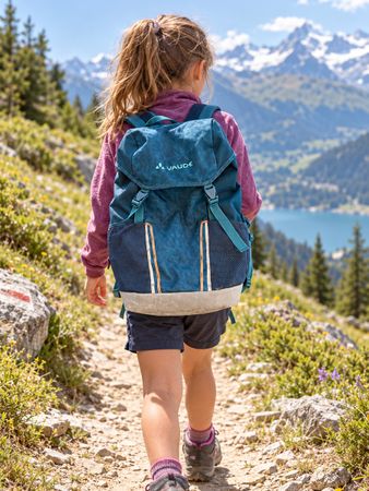 VAUDE Puck Kinderrucksack 14l – blau/türkis