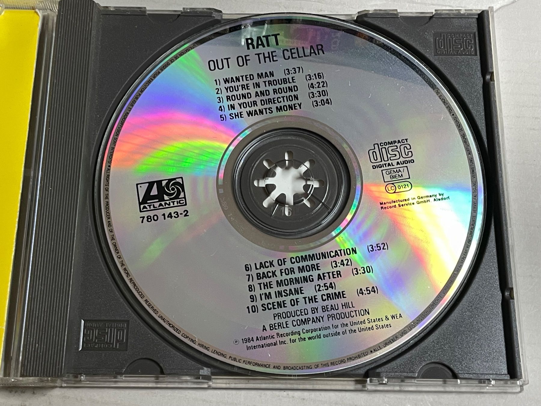 CDs: Ratt – Gebraucht aus Muri b. Bern von AdidasCollector 2