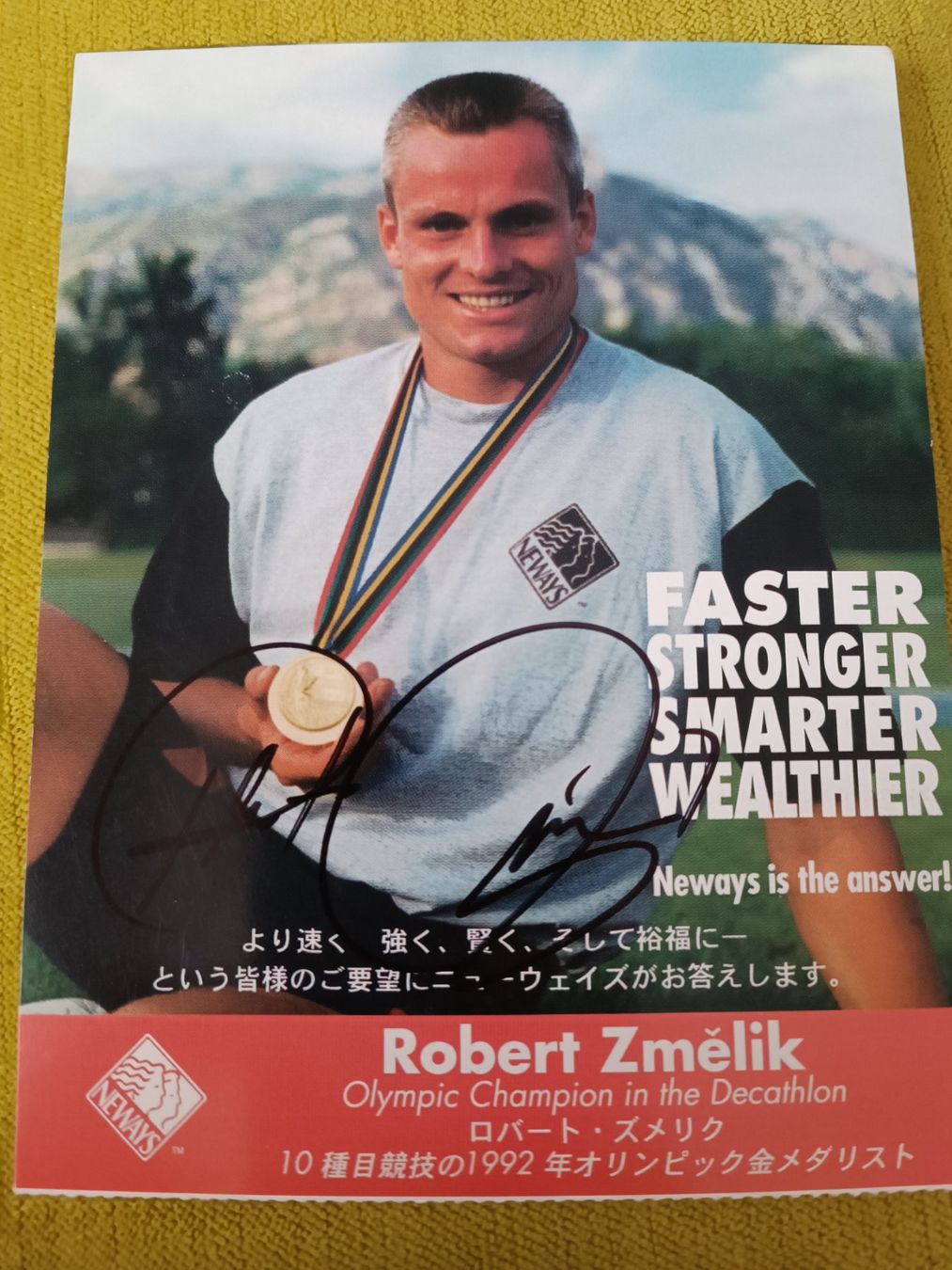 Autografi: Robert Zmelik - Olympia Gold – Usato da Menziken venduto da Artographs