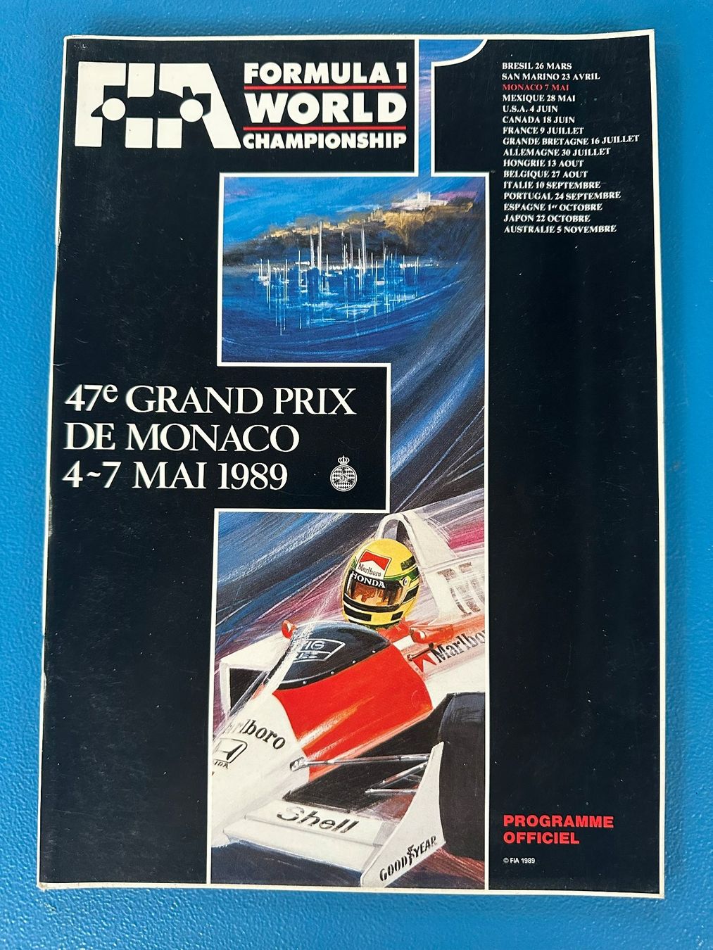 Revues & Magazines: Programmheft , F 1  Monaco  1989 – D'occasion à Boswil par pavo1