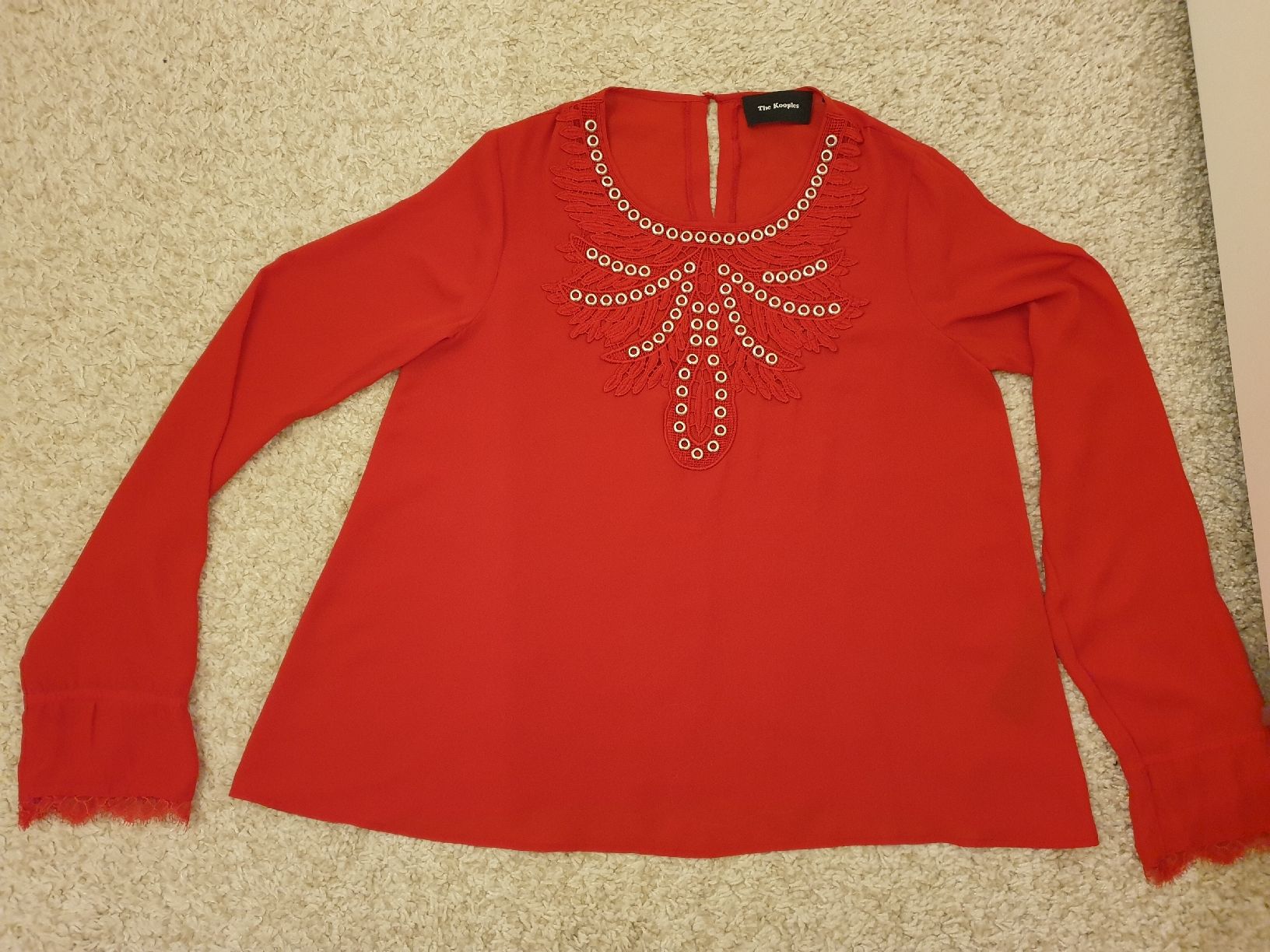 Kooples Blusen: Blouse S, rouge, polyester, tres bon état – Gebraucht aus Neuchâtel von Verenas12 2