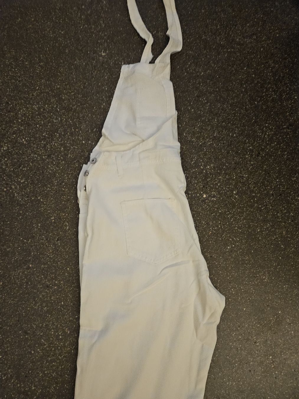 Pantaloni: weisse Latzhose, Grösse XL – Nuovo e nell'imballaggio originale da Anwil venduto da tamoos 1