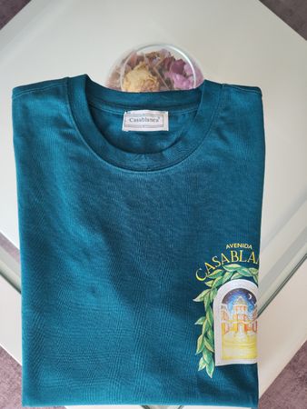 T-Shirt Casablanca Avenida grün Grösse M Neu