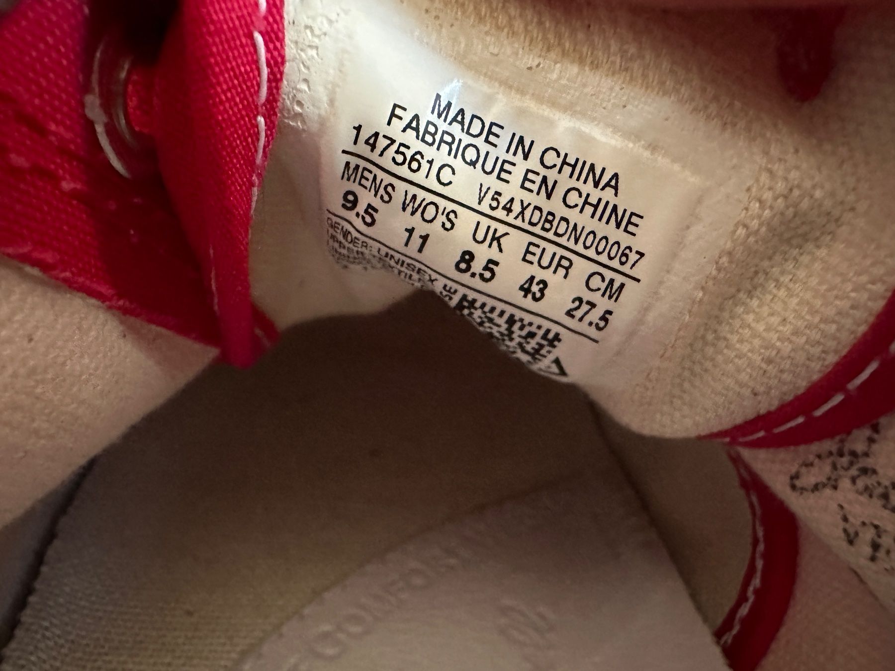 Converse Scarpe da uomo: Converse Chucks Low Jack Purcell Red Sneakers Gr. 43 – Nuovo (secondo la descrizione) da Lausanne venduto da brixton 9