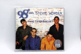 Maxi CD 98°* And Stevie Wonder – True To Your Heart