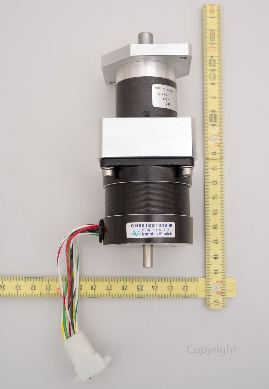 Motori: Nanotec Schrittmotor mit Getriebe – Usato da Gland venduto da YA414AX 2