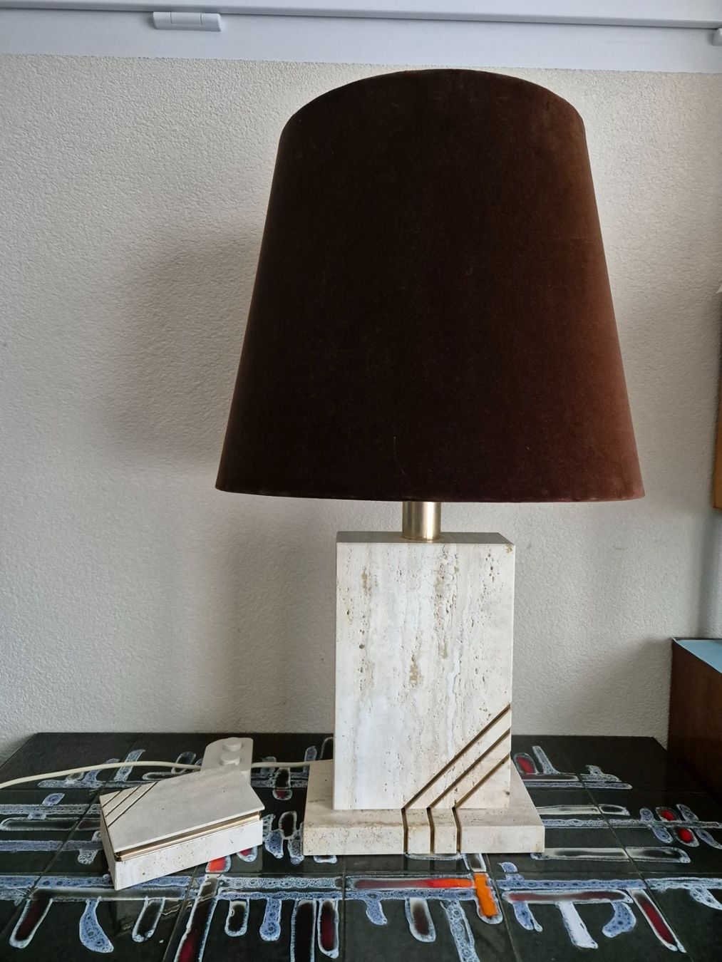 Lampen: Lampe en Travertin ancienne – Gebraucht aus Fully von tameab 2