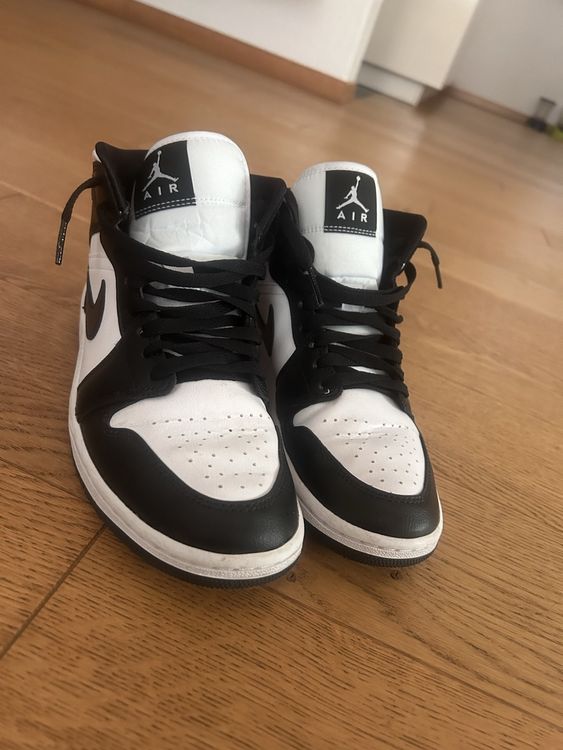 jordan one high black and white