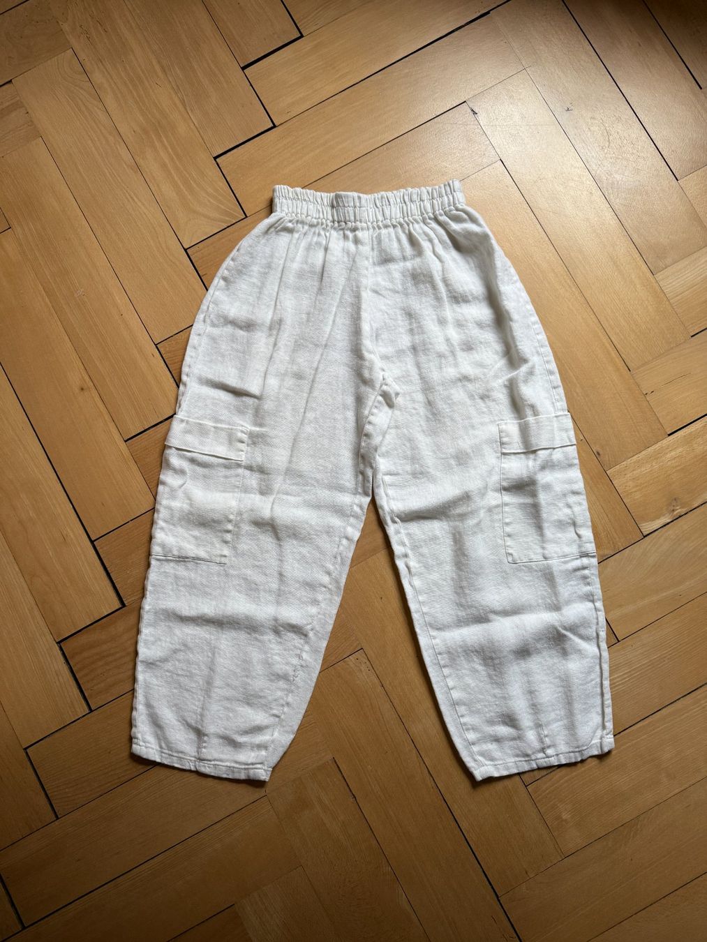 Zara Pantalons: Leinenhose weiss M – D'occasion à Zürich par Diazaio