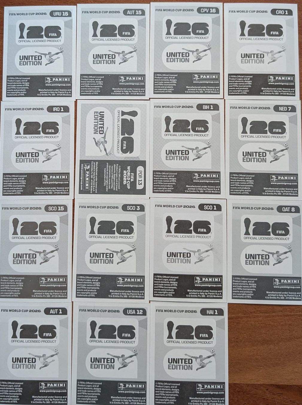 Panini Carte collezionabili: 15 Panini WM 2026 Sticker – Nuovo (secondo la descrizione) da Zürich venduto da Milk-and-Chicken 1