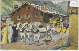 Schweizer Alpenpost - Postkutsche