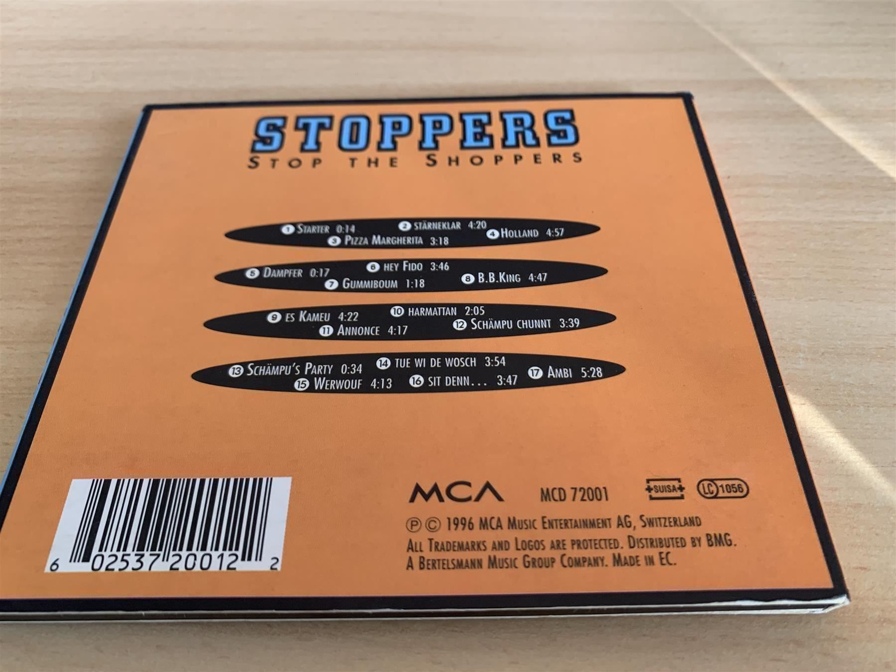 CD: Stop The Shoppers – Stoppers – Usato da Rikon im Tösstal venduto da Alpenmutz 1