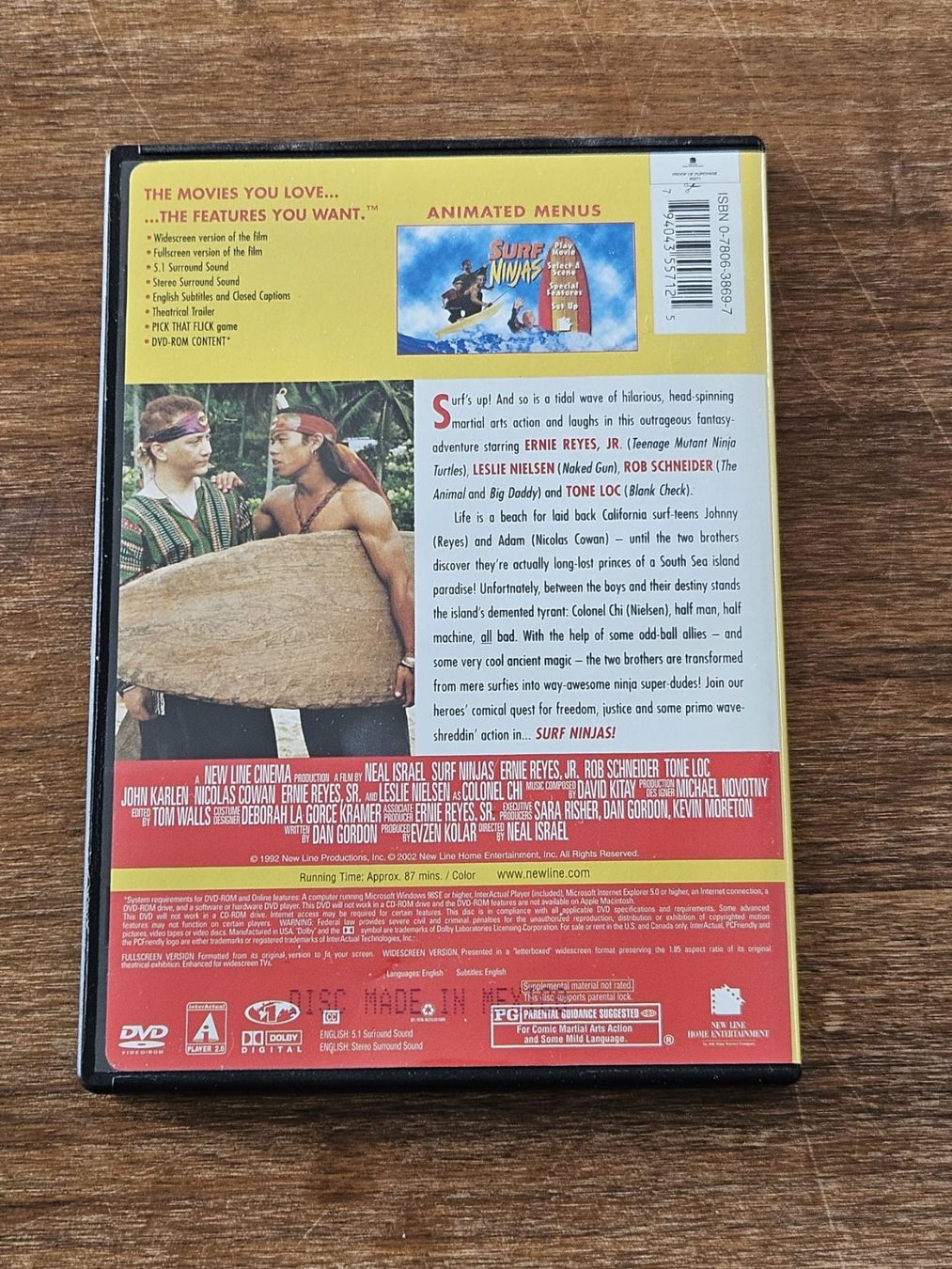 Tutti i DVDs: Surf Ninjas – Usato da Ostermundigen venduto da Kaervek_SUI 1