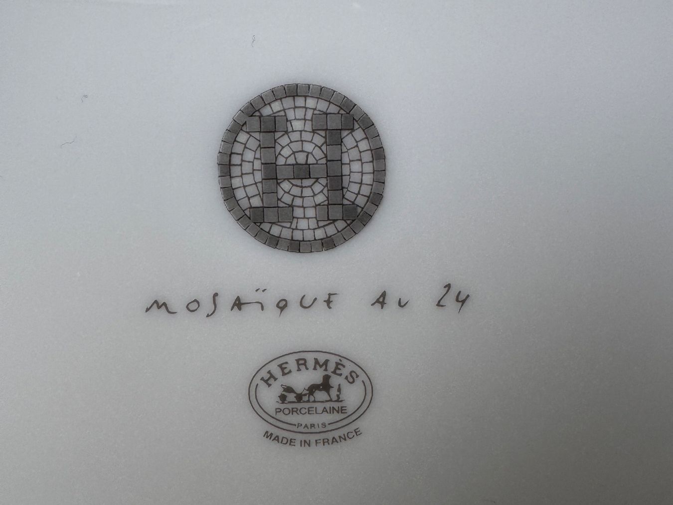 Piatti: Hermès Teller Mosaique au 24 Platin – Nuovo (secondo la descrizione) da Lenzburg venduto da ann_bnc9 2