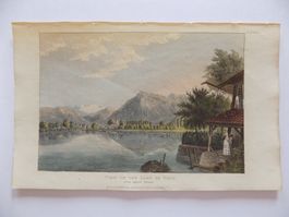 View on the lake of Thun