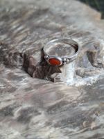 Ring Silber fein 925  mit Koralle